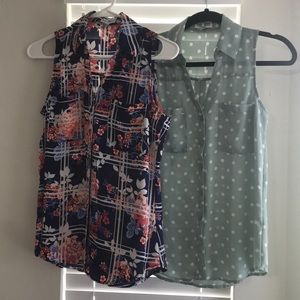 Express Portofino Sleeveless Tops